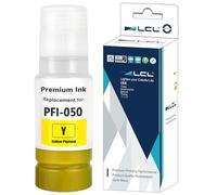 LCL Imprimante Bouteille d'encre Compatible PFI-050 PFI-050Y Jaune 70ML | Remplacement pour Canon ImagePrograf TC-20 TC-20M 1-pack