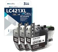 LCL LC421 LC421XL Noir Cartouche d'encre Compatible pour Brother LC-421XL