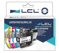 LCL LC421 XL Cartouche Compatible avec Brother LC421 LC421XL Compatible avec Brother DCP-J1050DW MFC-J1010DW DCP-J1140DW (Pack de 4)