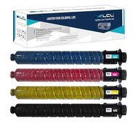 LCL MP C2003 MP C2503 Cartouche de Toner Compatible pour Ricoh 841925 841926 841927 841928 Compatible pour Ricoh Aficio MP-C2003 MP-C2503 MPC2003 MPC2503 MP C2004 MP C2504 (Noir Cyan Magenta Jaune)