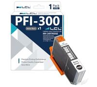 LCL PFI-300 Matte Noir Cartouche d'encre Compatible PFI-300 PFI-300MBK | Remplacement pour Canon imagePROGRAF PRO-300,1-Pack, 14.5ml