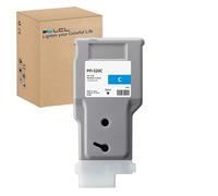 LCL PFI-320 PFI-320C Cyan Haute Capacité 300-ml Cartouche d'encre Compatible pour Canon ImagePROGRAF TM-200 TM-205 TM-250 TM-255 TM-300 TM-305 TM-350 TM-355 Printer (1-Pack )