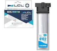 LCL T01C2 Cyan Cartouche d'encre Compatible pour Epson C13T01C200 T01C2 Compatible avec Epson Workforce Pro WF-C529R WF-C529RDTW WF-C579RDWF WF-C579RDTWF WF-C579RD2TWF(1-Pack)