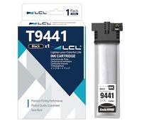 LCL T9441 Noir Haut rendement Cartouche d'encre Compatible pour Epson T9441 | Remplacement pour Epson Workforce Pro WF-C5210 WF-C5210DW WF-C5290 WF-C5290DW WF-C5710 WF-C5710DWF WF-C5790 WF-C5790DWF,1Pack