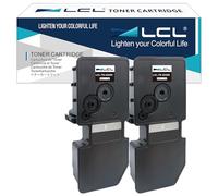 LCL TK-5230 TK5230 Noir Cartouche de Toner Compatible pour Kyocera TK-5230 TK-5230K TK5230K Compatible pour Kyocera Ecosys P5021 P5021cdn P5021cdw M5521 M5521cdn M5521cdw (2-Pack)