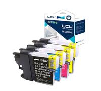 LCL(TM) LC980 LC1100 LC1100BK LC1100C LC1100M LC1100Y (4-Pack,Noir/Cyan/Magenta/Jaune) Cartouche d'encre Compatible pour Brother DCP MFC