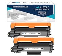 LCL TN2510XL Noir Haute Rendement Cartouche de Toner Compatible pour Brother TN2510 TN2510XL TN-2510 TN-2510XL pour HL-L2400DW HL-L2400DWE HL-L2445DW HL-L2447DW DCP-L2620DW DCP-L2627DW (2-Pack)