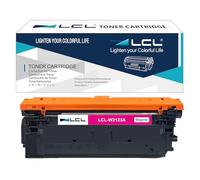 LCL W2123A Magenta Cartouche de Toner Compatible pour HP 212A W2123A Remplacement pour HP Color Laserjet Enterprise M554 M554dn M555dn M555x MFP M578 M578f M578dn M578c M578z Imprimante (1-Pack)