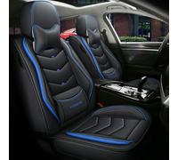 LCLCDZ Housses de siège de voiture - Kit universel pour Dodge Challenger 2 portes 2015-2023 - Accessoires de voiture - Bleu luxe