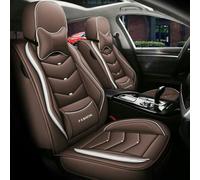 LCLCDZ Lot de housses de siège de voiture universelles pour BMW Série 1 F20 F21 F20 Tuning F20 Lci F21 Sport E81 120 120D Accessoires de voiture, café de luxe