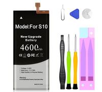 LCLEBM Batterie pour Samsung Galaxy S10, 4600mAh (2026 Nouvelle Version) Plus Grande capacité 0 Cycle Li-Polymer Batterie de Remplacement pour Galaxy S10, SM-S901U,SM-G973F avec Outils Professionnels