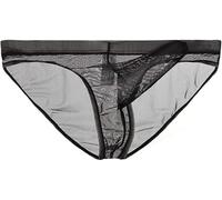 lclvld Hommes Slips sous-vêtements Maille Transparente Voir à Travers Les Slips Sexy érotique Hommes sous-vêtements éléphant Renflement sous-vêtements