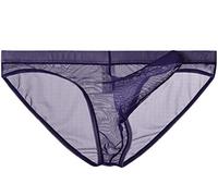 lclvld Hommes Slips sous-vêtements Maille Transparente Voir à Travers Les Slips Sexy érotique Hommes sous-vêtements éléphant Renflement sous-vêtements