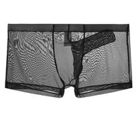 lclvld Shorts pour Hommes Shorts Boxer Sexy sous - vêtements Transparents Tulle Respirant Shorts éléphant Sexy pour Hommes