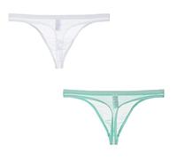 lclvld String pour Hommes Mini Tongs érotiques String Taille Basse Transparent Respirant String Tanga Slip
