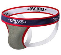 lclvld String Sexy pour Hommes sous-vêtements de Sport Respirant Cordons Jockstrap Strings Slips pour Sports et Loisirs,Gris,L