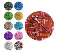 LCMAIT Ballon de Basket Personnalisé avec Nom, Souvenirs Personnalisés de Terrain de Basket, pour Fils, Fille, Petit Ami, Papa, Entraîneur pour Anniversaire et Remise des Diplômes S-XL