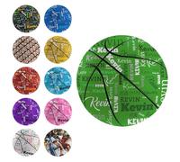 LCMAIT Ballon de Basket Personnalisé avec Nom, Souvenirs Personnalisés de Terrain de Basket, pour Fils, Fille, Petit Ami, Papa, Entraîneur pour Anniversaire et Remise des Diplômes S-XL