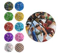 LCMAIT Ballon de Basket Personnalisé avec Nom, Souvenirs Personnalisés de Terrain de Basket, pour Fils, Fille, Petit Ami, Papa, Entraîneur pour Anniversaire et Remise des Diplômes S-XL