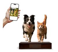 LCMAIT Décoration de Bureau en Acrylique Avec Personnage Animalier Personnalisé Photo Personnalisée Effet 2D Décoration de Bureau Style Dessin Animé Anniversaire Cadeau de pour Chien et Chat