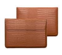 LCMOCICO Housse à Rabat en Cuir synthétique avec Support pour MacBook Air 13,6" 2024 M3 A3113 M2 A2681 2022 Air 13 2018-2021 M1 A2337 A2179 A1932 MacBook Pro 13 M1 M2 2020 16-20 20, Marron