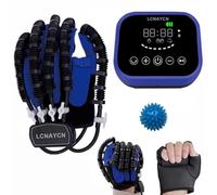 LCNAYCN Gants De Robot De Rééducation Pour L’Hémiplégie D’Avc,Équipement D’Entraîneur De Récupération De La Main,Gant Robotique D’Aide À L’Exercice De La Main