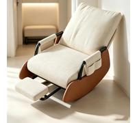 LCNDKF Fauteuil Inclinable - avec Repose-Pied Coulissant | Fauteuil à bascule ergonomique avec repose-pieds rétractable et poche latérale de rangement.
