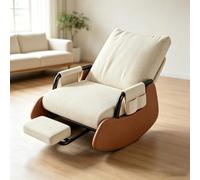 LCNDKF Fauteuil Inclinable - avec Repose-Pied Coulissant | Fauteuil à bascule ergonomique avec repose-pieds rétractable et poche latérale de rangement.
