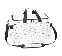 lcndlsoe Grand sac de sport 30 L pour voyage, entraînement, fitness et sport - Paris Street, Multicolore 6., 25x48x26cm/9.84x18.9x10.24in, Organiseur de sac