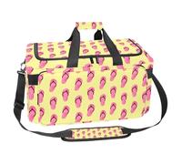 lcndlsoe Grand sac de sport de 30 l pour voyage, entraînement, fitness et sport - Afrique indienne tribal orange, Multicolore 15., 25x48x26cm/9.84x18.9x10.24in, Organiseur de sac