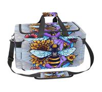 lcndlsoe Grand sac de sport de 30 L pour voyage, entraînement, fitness et sport - Astrologie magique lune et étoile, Multicolore 15., 25x48x26cm/9.84x18.9x10.24in, Organiseur de sac