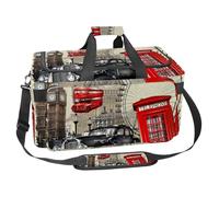 lcndlsoe Grand sac de sport de 30 L pour voyage, entraînement, fitness et sport - Notes de musique et cercles tourbillon, Multicolore 4., 25x48x26cm/9.84x18.9x10.24in, Organiseur de sac