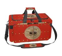 lcndlsoe Grand sac de sport de 30 L pour voyage, entraînement, fitness et sport - Notes de musique et cercles tourbillon, Multicolore 12., 25x48x26cm/9.84x18.9x10.24in, Organiseur de sac