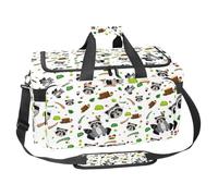 lcndlsoe Grand sac de sport de 30 L pour voyage, entraînement, fitness et sport - Silhouettes abstraites de homards, Multicolore 13., 25x48x26cm/9.84x18.9x10.24in, Organiseur de sac