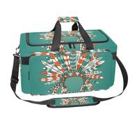 lcndlsoe Grand sac de sport de 30 L pour voyage, entraînement, fitness et sport - Spa chinois zen, Multicolore 14., 25x48x26cm/9.84x18.9x10.24in, Organiseur de sac