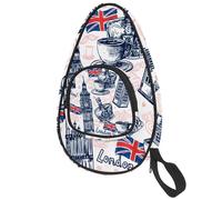 lcndlsoe Housse de protection pour raquette de tennis de table de ping-pong, collection England London Elements