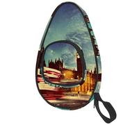 lcndlsoe Housse de protection pour raquette de tennis de table de ping-pong Motif horloge Londres The Big Ben
