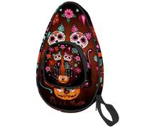 lcndlsoe Sac de padel de ping-pong Day of the Dead Sugar Cats Citrouille Housse de raquette de tennis de table