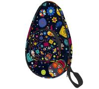 lcndlsoe Sac de pagaie de ping-pong avec fond « Day of the Dead » pour raquette de tennis de table