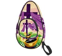 lcndlsoe Sac de pagaie de ping-pong - Semaine Sainte - Le temps du Carême - Housse pour raquette de tennis de table