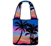 lcndlsoe Sac fourre-tout en toile, conque sous-marine, coquillage, étoile de mer, crabe, sac à main pour femme, sac à main pour le travail, le shopping, la salle de sport, Multicolore 5., 14.1x14.9in