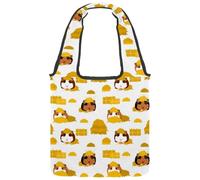 lcndlsoe Sac fourre-tout en toile, dinosaures, animaux mignons, fleurs, forêt, sac à main pour femme, sac à main pour le travail, le shopping, la salle de sport, Multicolore 9., 14.1x14.9in/36x38cm