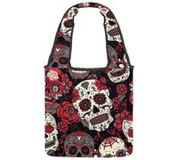 lcndlsoe Sac fourre-tout en toile, dinosaures, animaux mignons, fleurs, forêt, sac à main pour femme, sac à main pour le travail, le shopping, la salle de sport, Multicolore 5., 14.1x14.9in/36x38cm