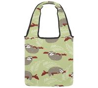 lcndlsoe Sac fourre-tout en toile, joli lama alpaga I AM the NEW WAVE pour femme, sac à main à bandoulière pour le travail, le shopping, la salle de sport, Multicolore 8., 14.1x14.9in/36x38cm
