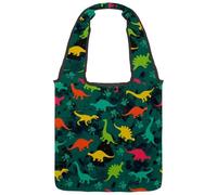 lcndlsoe Sac fourre-tout en toile, joli lama alpaga I AM the NEW WAVE pour femme, sac à main à bandoulière pour le travail, le shopping, la salle de sport, Multicolore 12., 14.1x14.9in/36x38cm