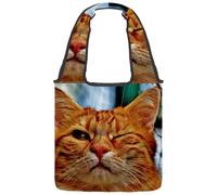 lcndlsoe Sac fourre-tout en toile, joli lama alpaga I AM the NEW WAVE pour femme, sac à main à bandoulière pour le travail, le shopping, la salle de sport, Multicolore 10., 14.1x14.9in/36x38cm