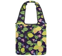 lcndlsoe Sac fourre-tout en toile, motif dinosaures colorés, sac à main à bandoulière pour femme, pour le travail, le shopping, la salle de sport, Multicolore 11., 14.1x14.9in/36x38cm