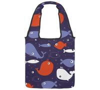 lcndlsoe Sac fourre-tout en toile, motif dinosaures colorés, sac à main à bandoulière pour femme, pour le travail, le shopping, la salle de sport, Multicolore 3., 14.1x14.9in/36x38cm