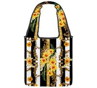 lcndlsoe Sac fourre-tout en toile, motif joueur de trompette jazz pour femme, sac à main à bandoulière pour le travail, le shopping, la salle de sport, Multicolore 3., 14.1x14.9in/36x38cm