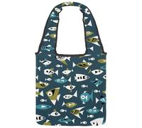lcndlsoe Sac fourre-tout en toile, motif joueur de trompette jazz pour femme, sac à main à bandoulière pour le travail, le shopping, la salle de sport, Multicolore 7., 14.1x14.9in/36x38cm